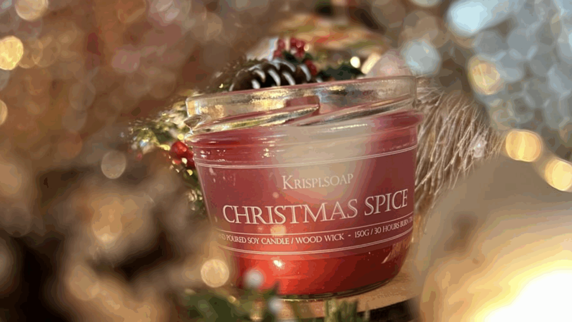 Sviečky zo 100% prírodného sójového vosku