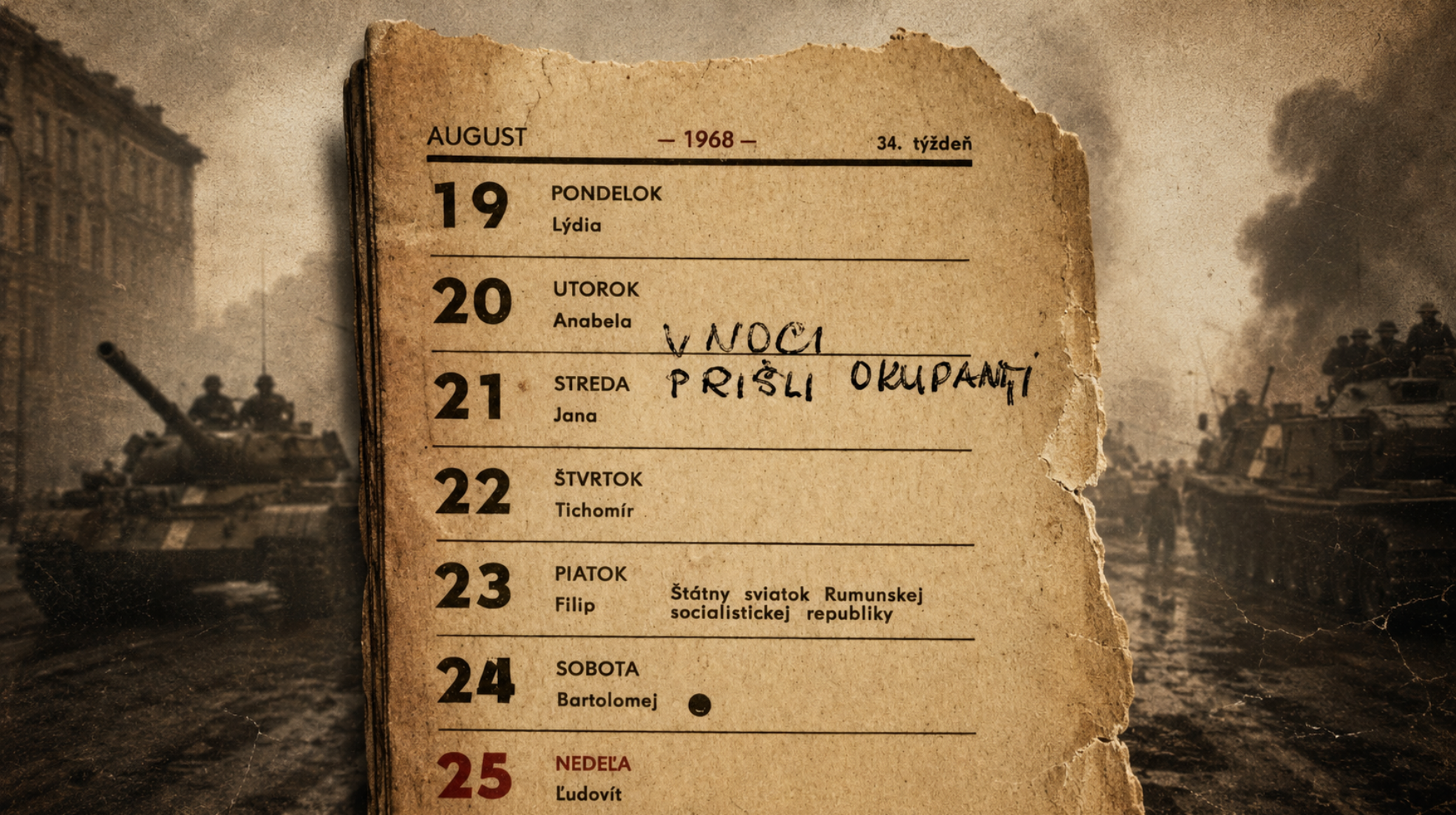 21. august 1968 okupácia Československa