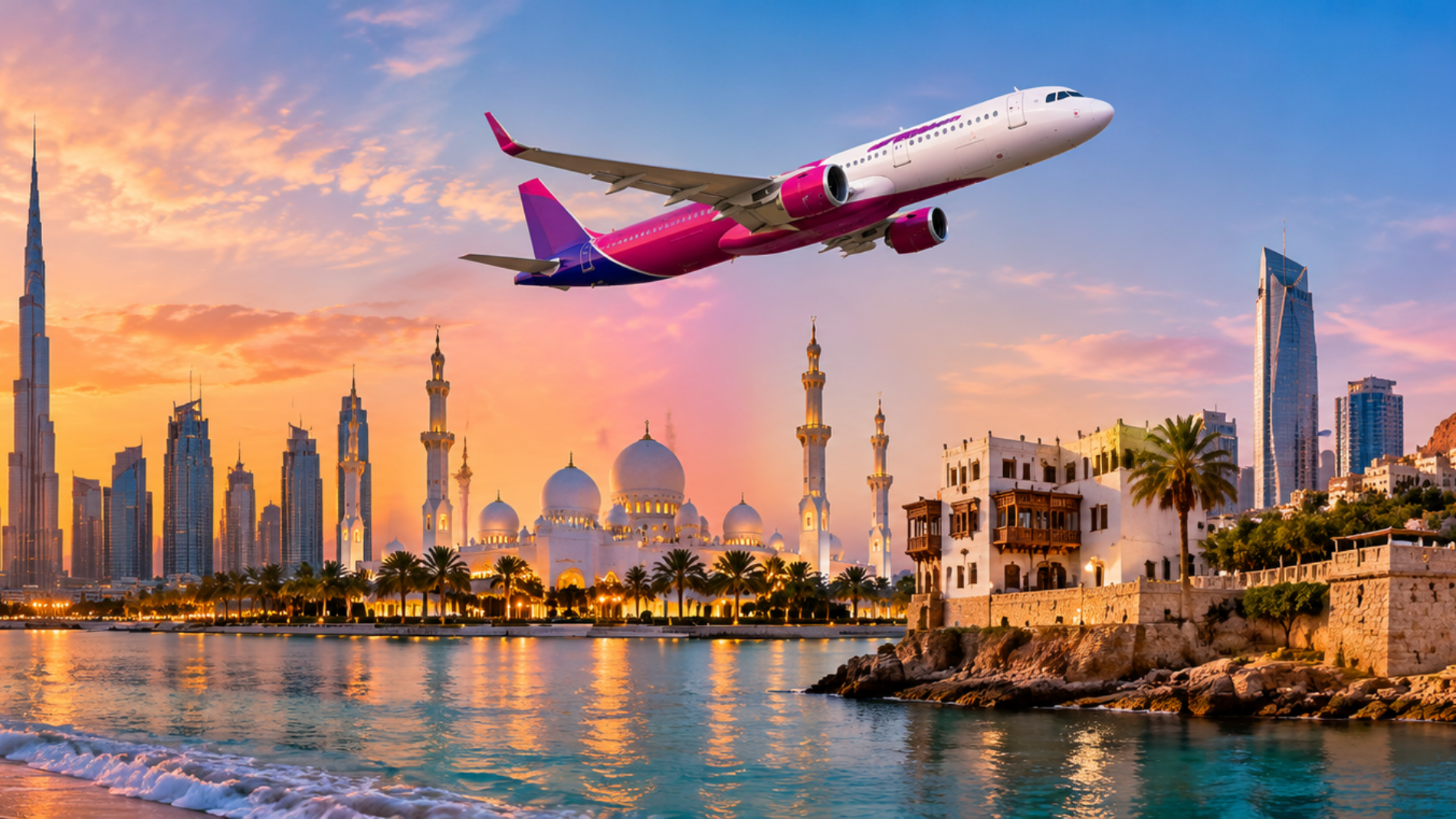 wizz air blizky vychod dubaj