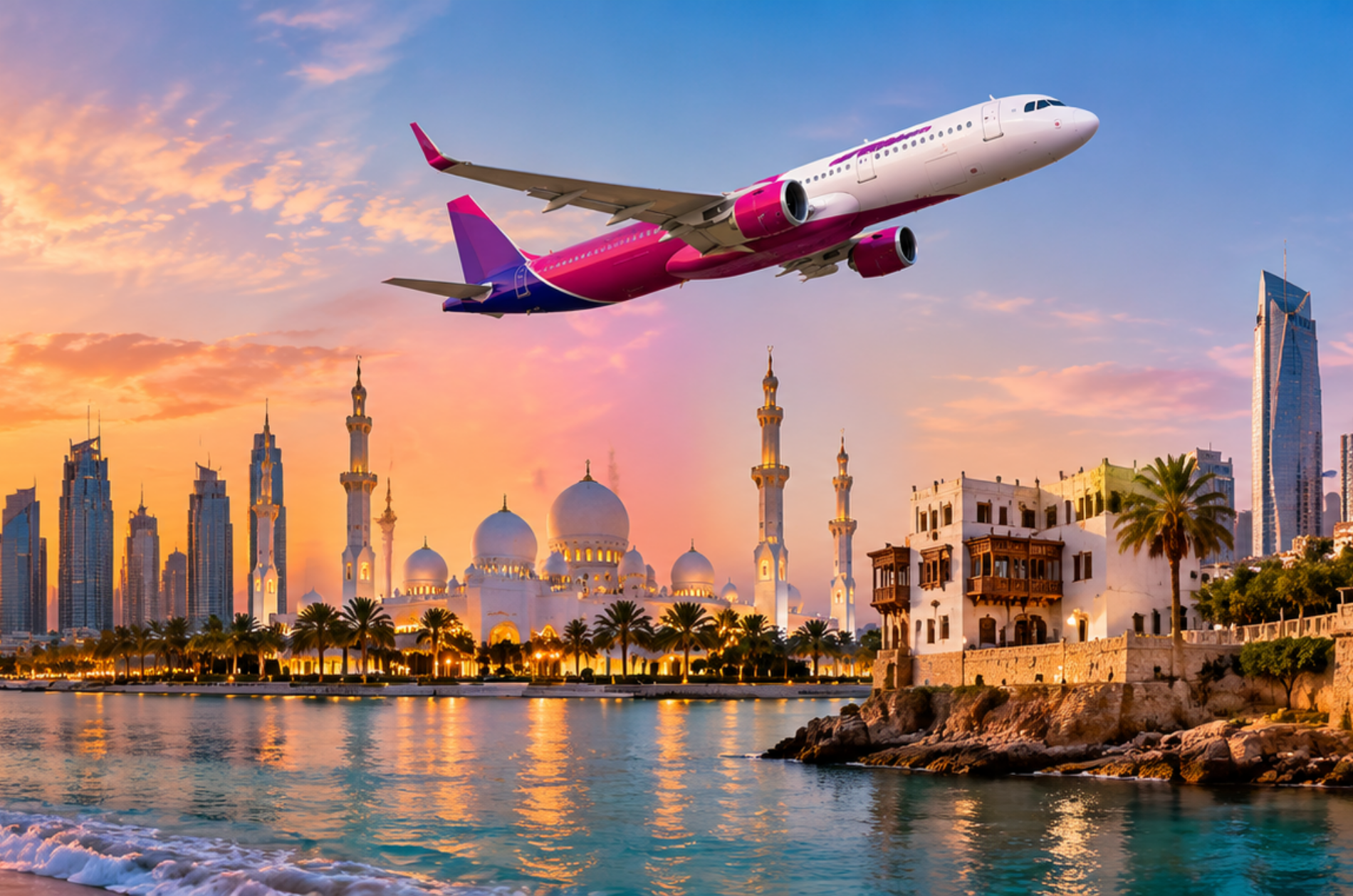 wizz air blizky vychod dubaj