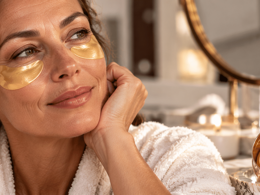 Gélové očné náplasti: Malý beauty trik, vďaka ktorému budete vyzerať oddýchnuto aj po prebdenej noci