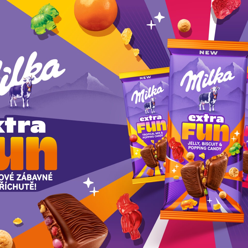 Milka Extra Fun: Nová čokoláda, ktorá sa nebojí prekvapiť