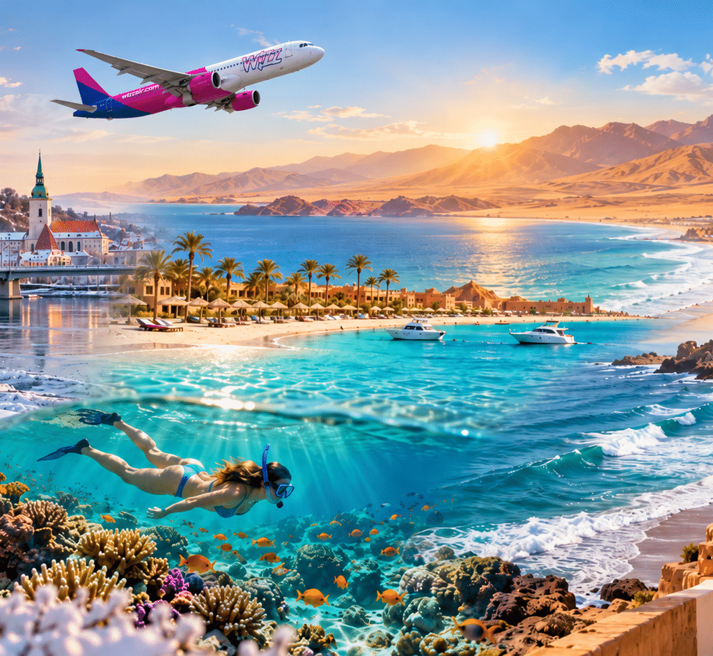 Bratislava otvára cestu zimným dovolenkám: Wizz Air spúšťa priame lety do Egypta a Maroka