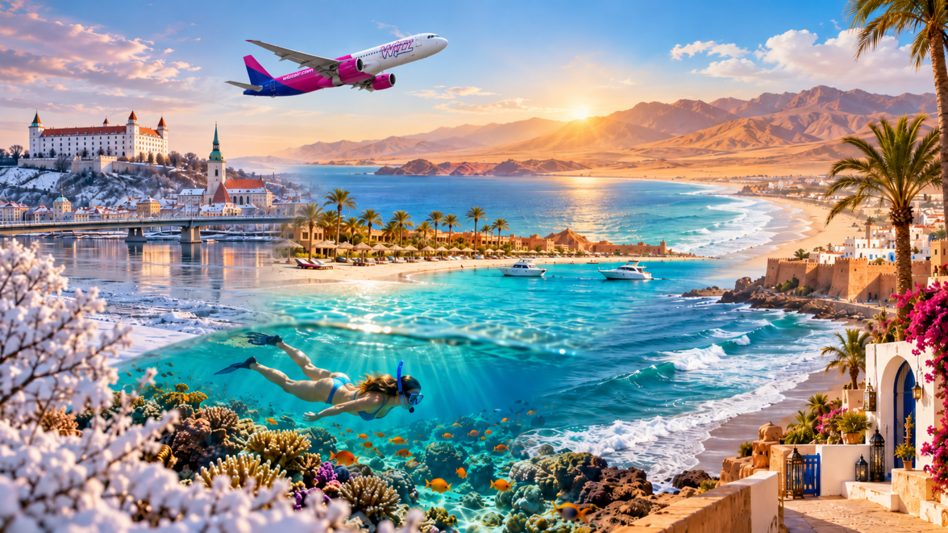 wizz air bratislava agadir hurgada