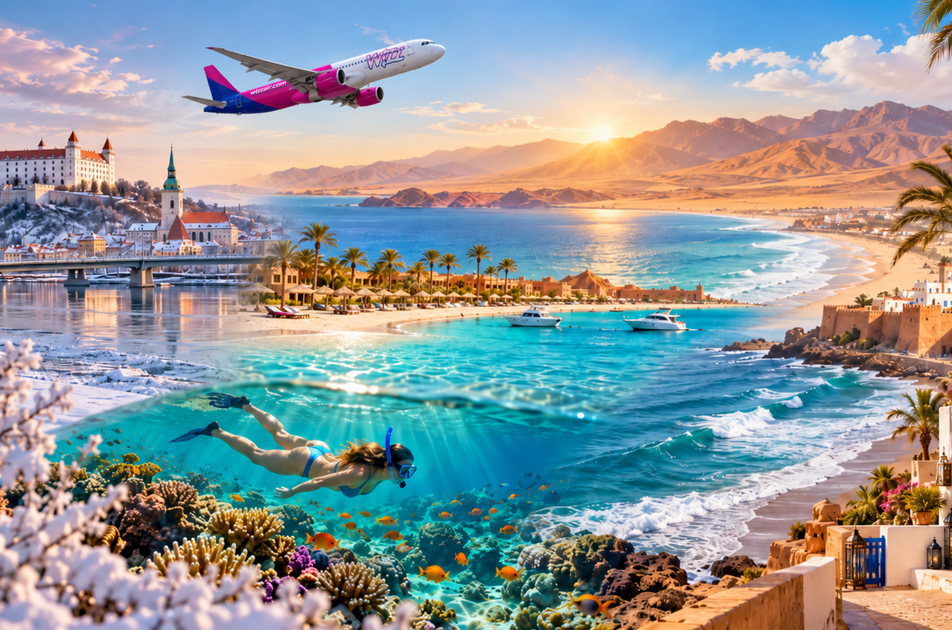 wizz air bratislava agadir hurgada